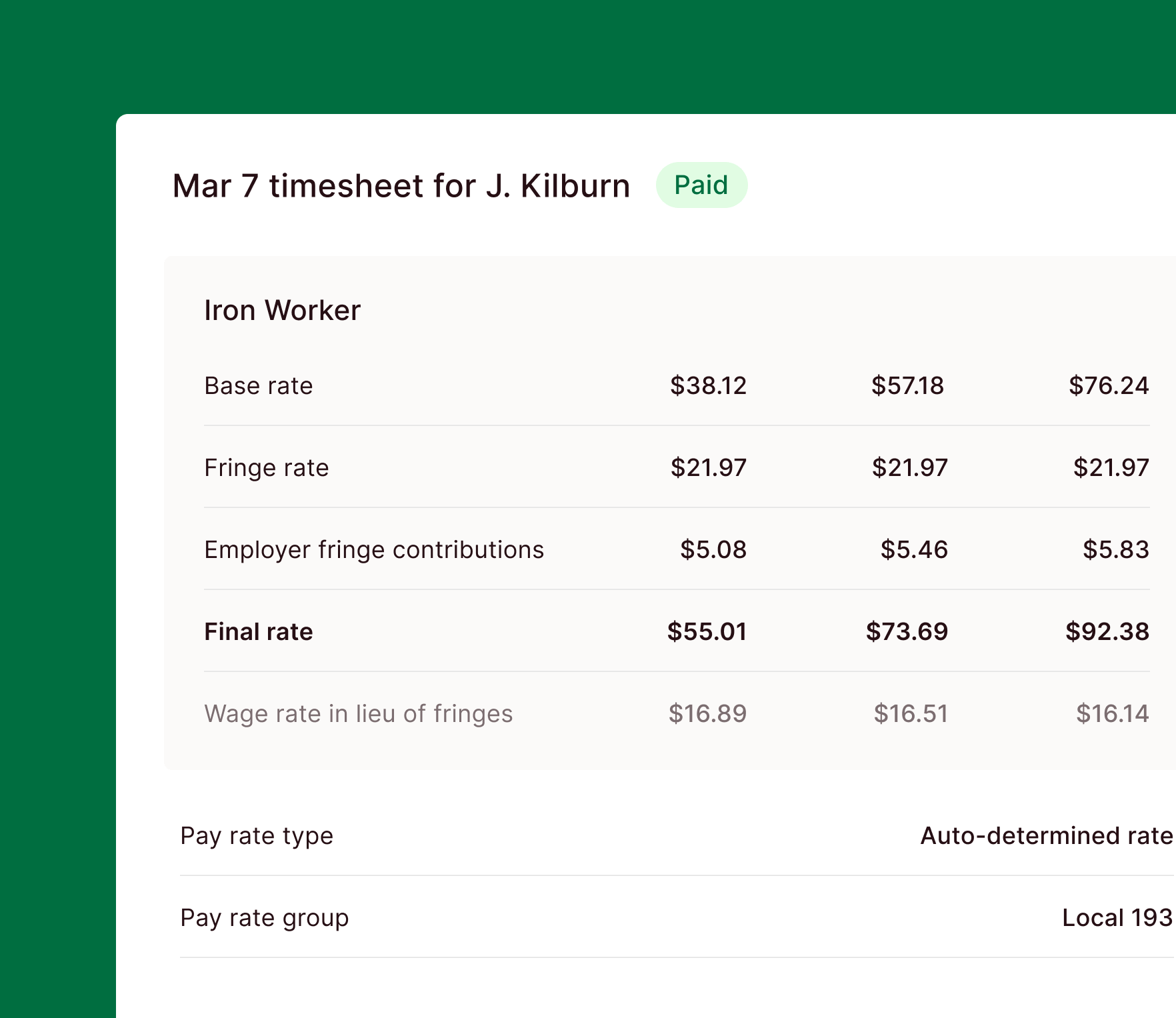 Job Costing 1 Fully Burdened Without The Burdened
