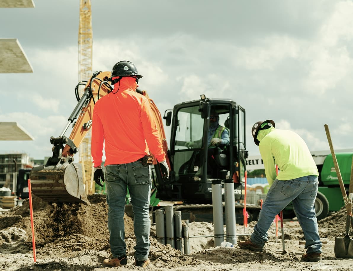 Builders On A Site